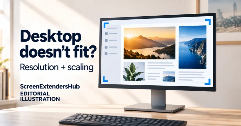 How Do I Resize My Desktop To Fit My Screen?