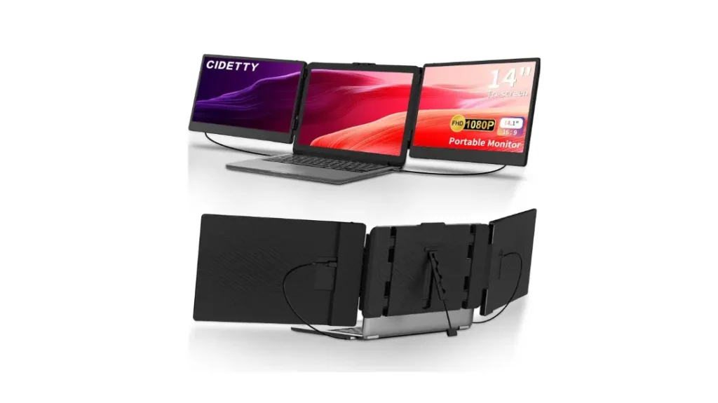 CIDETTY laptop screen extender 14 inch FHD