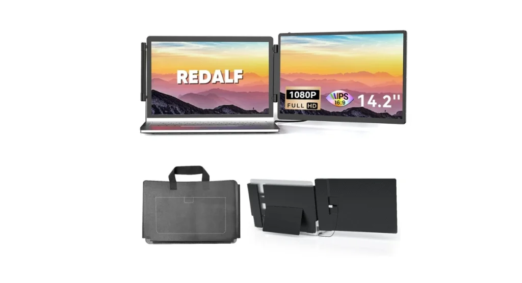 Redalf Portable Monitor 14.2'' FHD 1080P FHD IPS