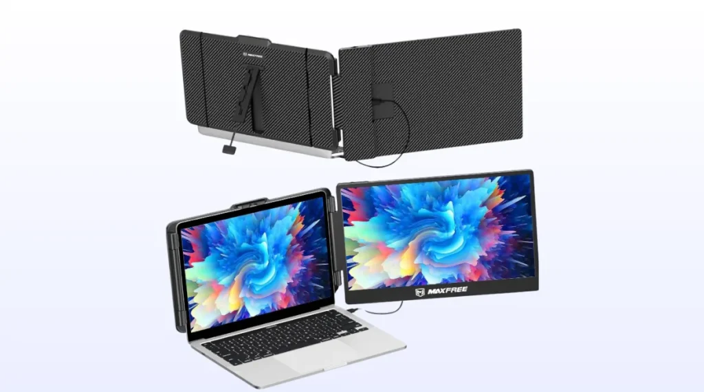 S1 Laptop Screen Extender - 14'' Laptop Monitor Extender Dual Screen Plug & Play