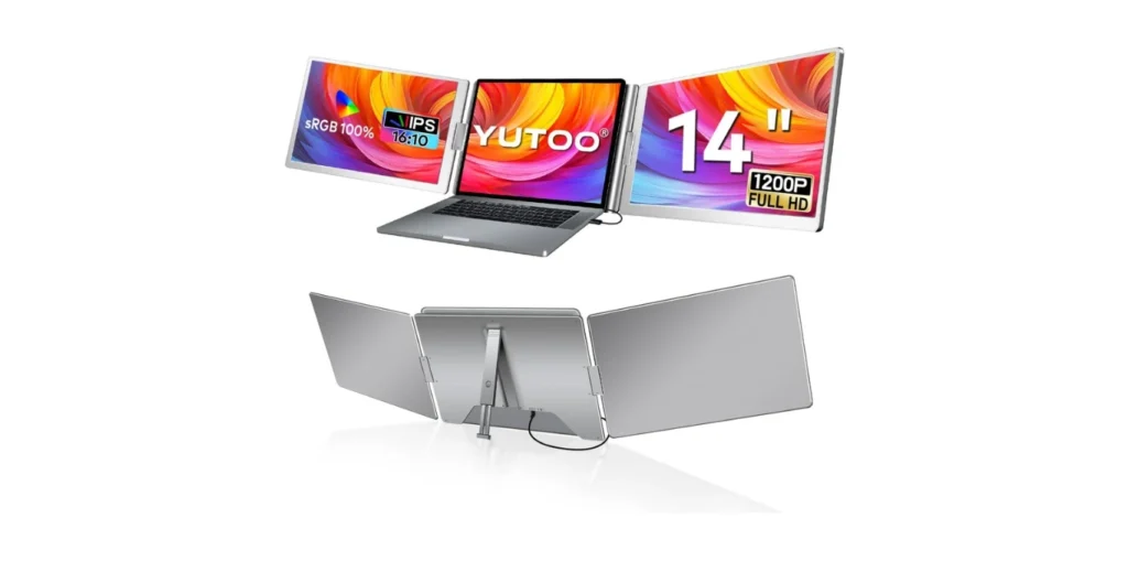 YUTOO 1200P 14” Laptop Screen Extender