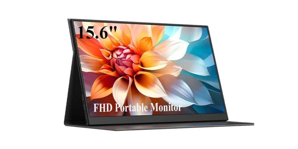 15.6" Portable Laptop Monitor with USB C HDMI - HDR Eye Careful Gaming Monitor