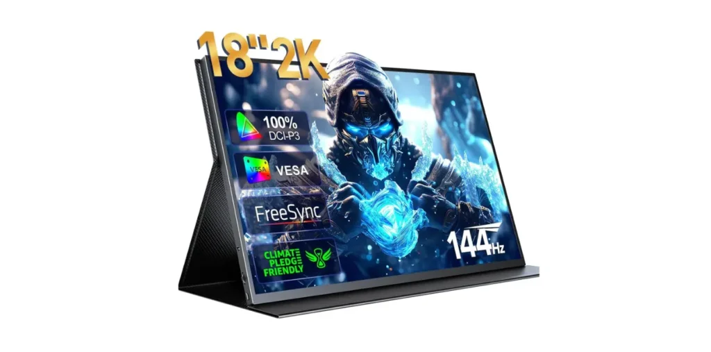 UPERFECT 2K 144Hz Portable Gaming Monitor 18"