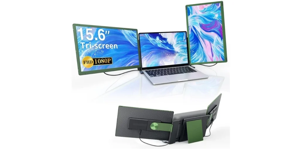 15.6’’ Triple Laptop Screen Extender Monitor Portable