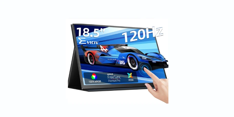 EVICIV 18.5 Inch Portable Monitor Touchscreen 120HZ 1ms Gaming Monitor