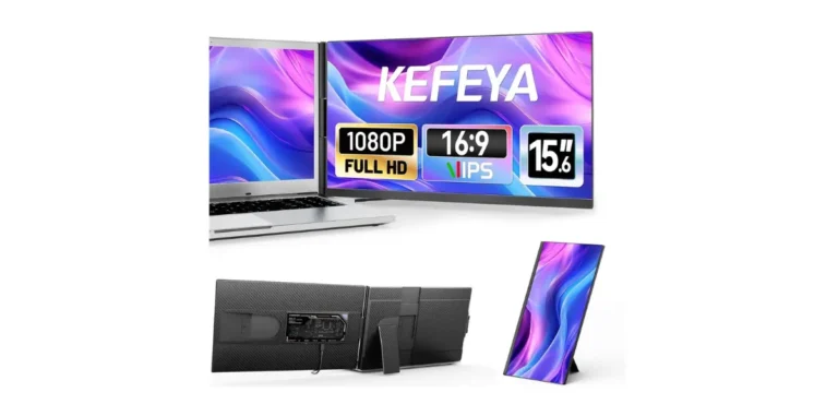 Laptop Screen Extender, 15.6" FHD 1080P IPS Portable Monitor for Laptop