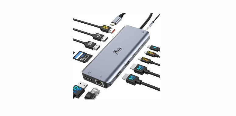 LIONWEI Laptop Docking Station 13 in 1