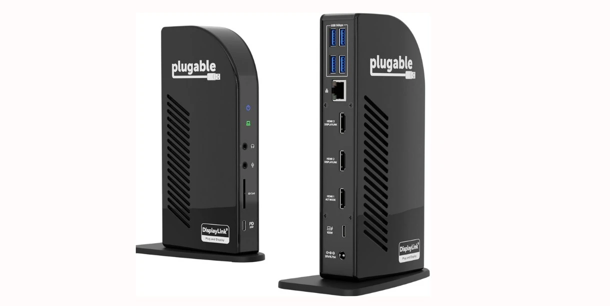 Plugable 13 in 1 USB-C-Triple Monitor