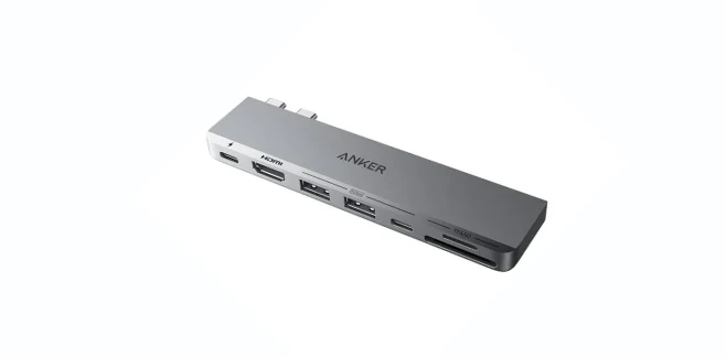 Anker USB C Hub for MacBook, 7-in-2 with 4K HDMI, Compatible with Thunderbolt 4