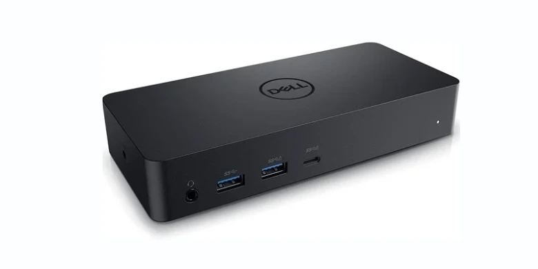 DELL DELLD6000 Universal Docking Station - Black (Renewed)