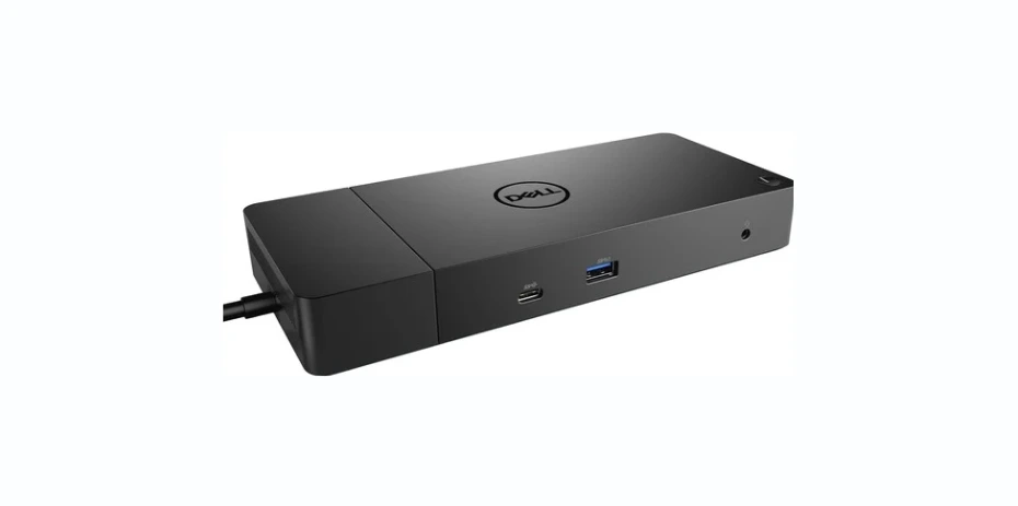 DELL WD19 180W Docking Station (130W Power Delivery) USB-C, HDMI, Dual DisplayPort, Black (Renewed)