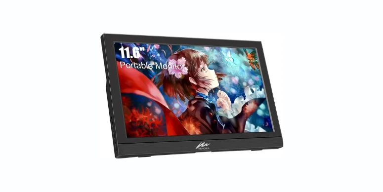 Kenowa Portable Monitor 11.6 Inch, HD Screen 1366x768P