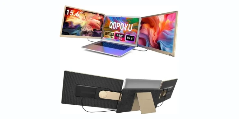 Laptop Screen Extender, 15.6 inch FHD 1080P Triple Portable Monitor Ultra-Slim Laptop Monitor Extender