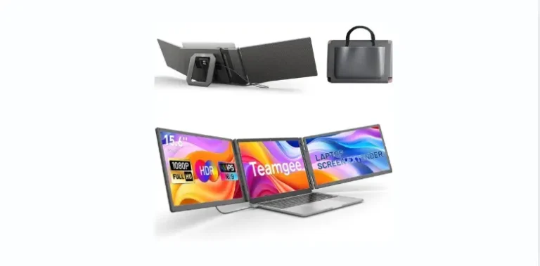 Teamgee 15.6 Inch Laptop Screen Extender with Power Bank