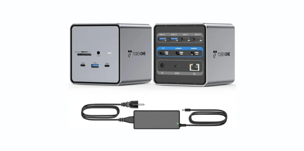 TobenONE USB C Docking Station Dual Triple Monitor