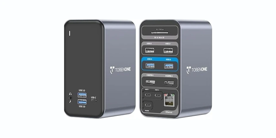 USB C Docking Station Dual Monitor for MacBook Pro