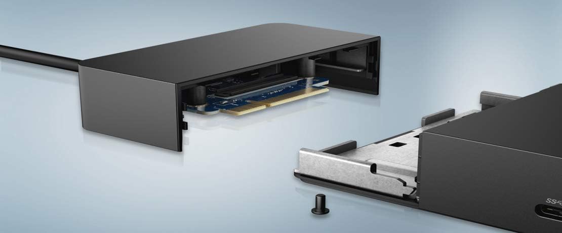 DELL WD19 180W Docking Station (130W Power Delivery) USB-C, HDMI, Dual DisplayPort, Black (Renewed)
