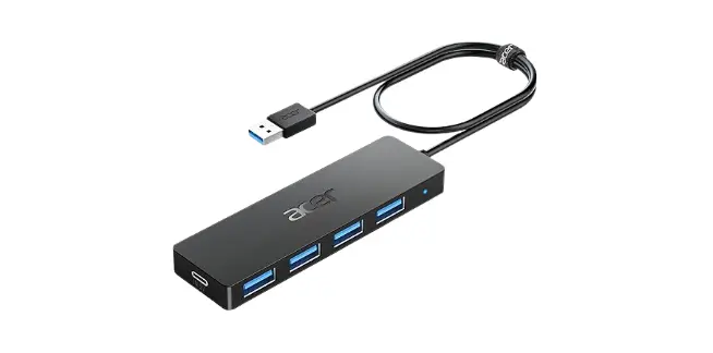 Acer USB Hub 4 Ports, Multiple USB 3.0 Hub