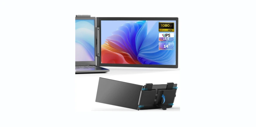 AskHand Laptop Screen Extender 14 inch Portable Monitor for Laptop