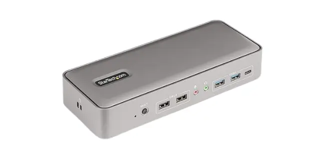 StarTech.com Dual-Laptop USB-C KVM Docking Station