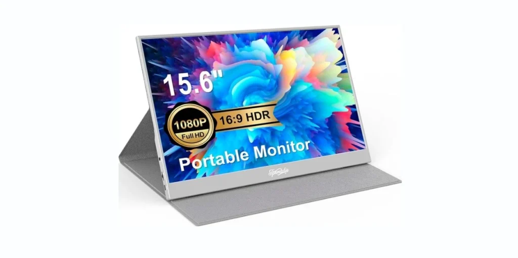 Tpsmtdis 15.6 Inch Portable Monitor,1080P Screen Extender Plug&Play IPS FHD Laptop Second Monitors