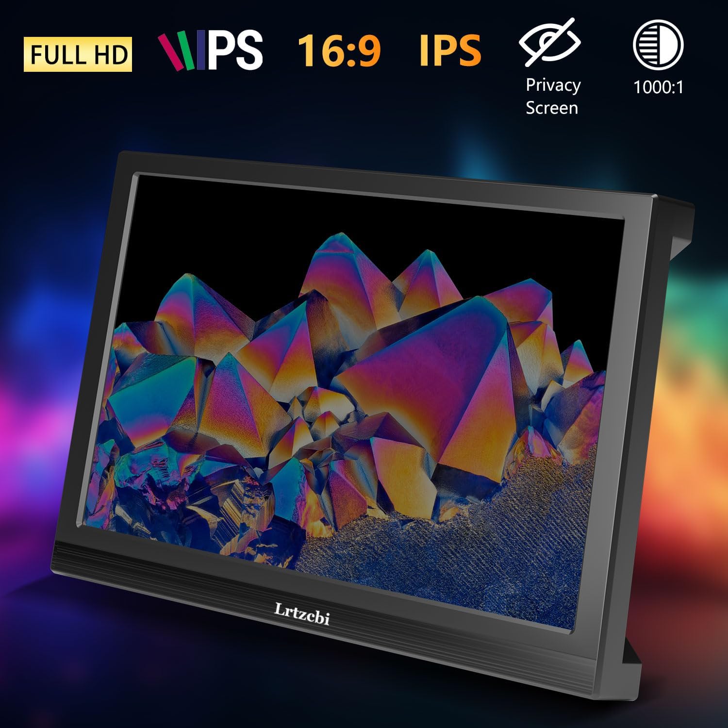 Portable Monitor Touchscreen 14 inch, IPS Touch Screen Monitor 1920x1200 Display with USB C HDMI for Laptop/PC/Phone/Xbox/Switch/PS4/Raspberry pi, Computers Monitors
