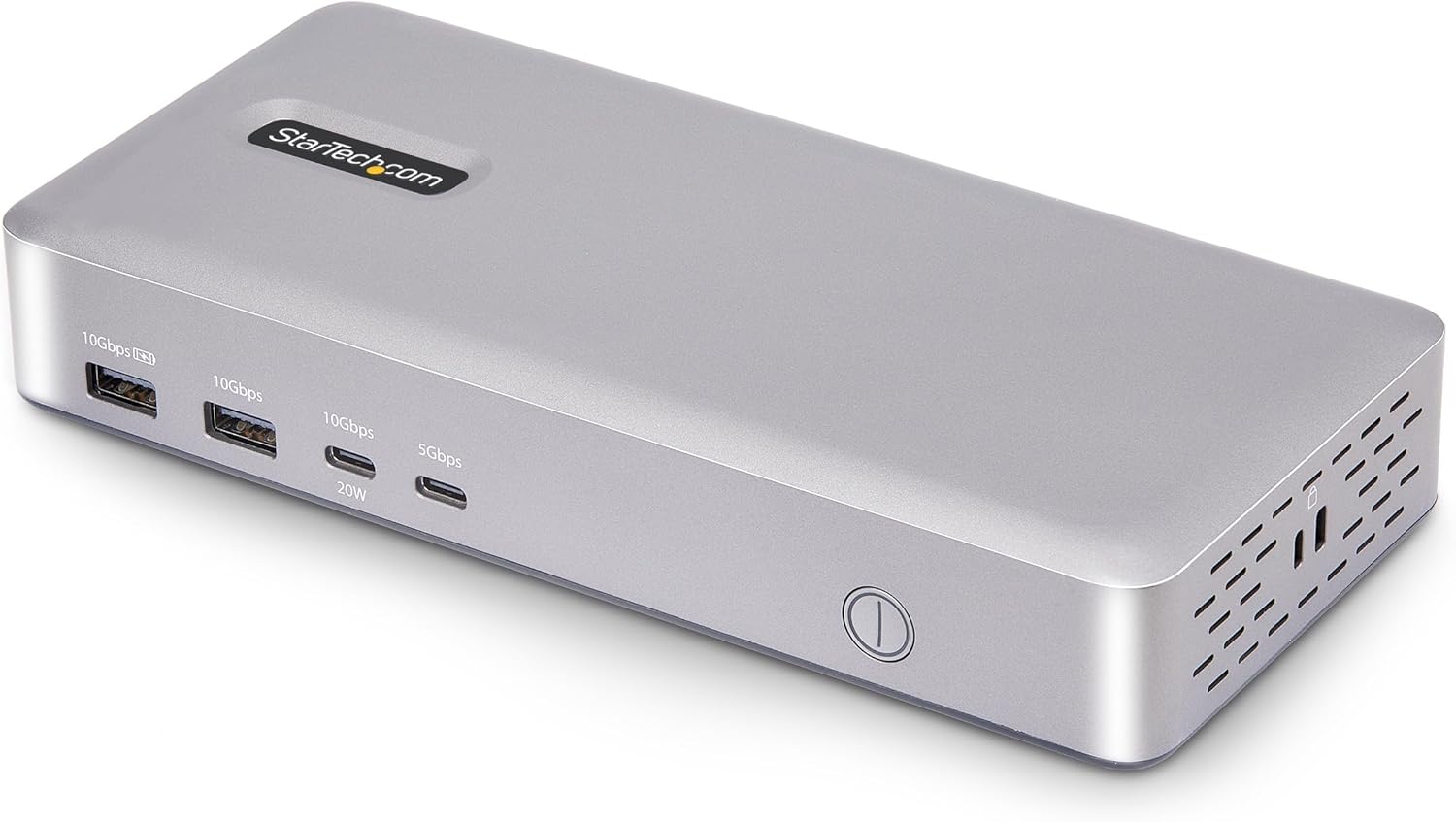 StarTech.com Dual-Laptop USB-C KVM Docking Station, Dual Monitor 4K 60Hz DisplayPort Dock, 5-Port USB Hub, GbE, 90W/45W Power Delivery to Two Laptops, Windows/Mac, 2-Host KVM Dock, TAA