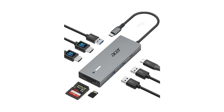 Acer USB C Docking Station Dual HDMI Monitor