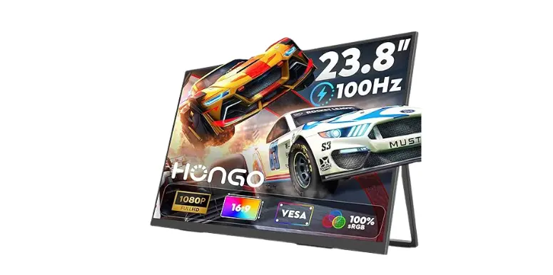 HONGO 23.8 Inch Portable Monitor for Laptop 100HZ-Portable Screen