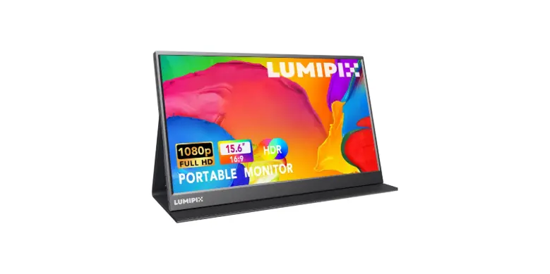 LUMIPIX Portable Monitor 15.6 Inch 1080P FHD IPS Gaming Display Monitor