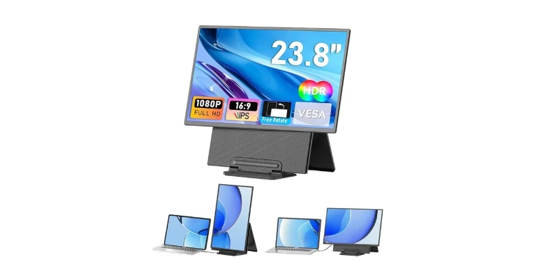 Laptop Screen Extender 23.8 Inch 1080P FHD