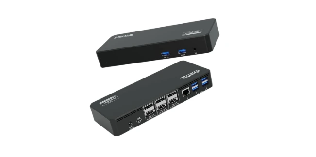 Plugable 12-in-1 USB C Triple Monitor Docking Station