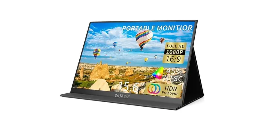 Portable Monitor,15.6-AA 1080P 72 NTSC 98 sRGB USB C HDMI Travel Monitor for Laptop
