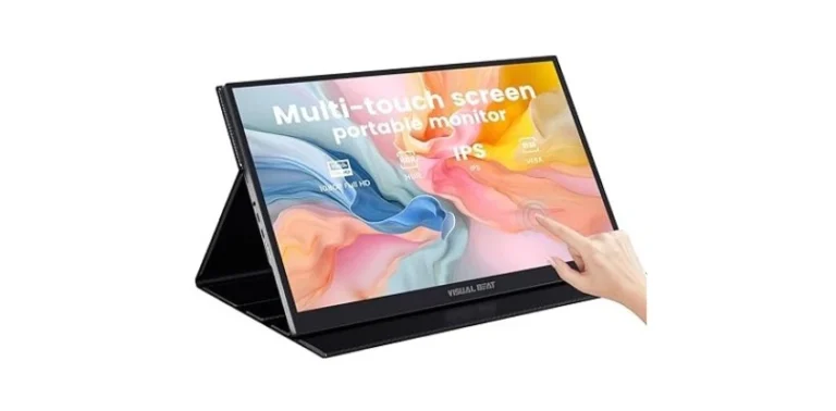 Portable Touch Screen Monitor 17.3'' 1080P IPS USB-C Extended Display with Smart Cover