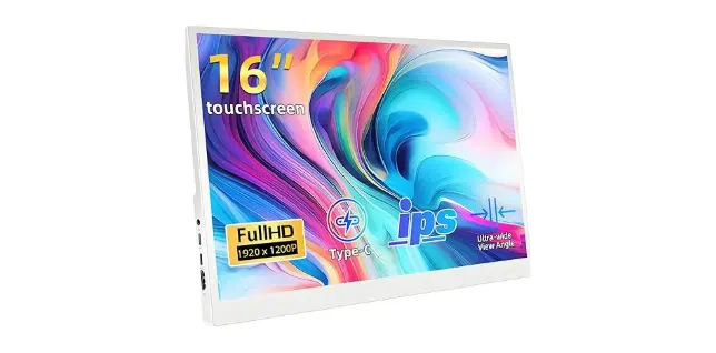 Portable Touchscreen, 16 Inch Full HD 1920x1200P IPS Display