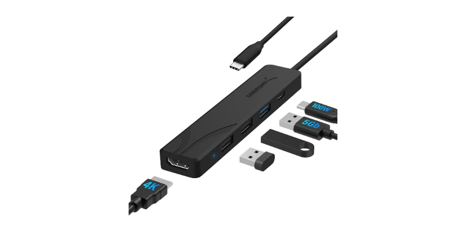 SABRENT USB-C Hub 5-in-1 with 4K HDMI