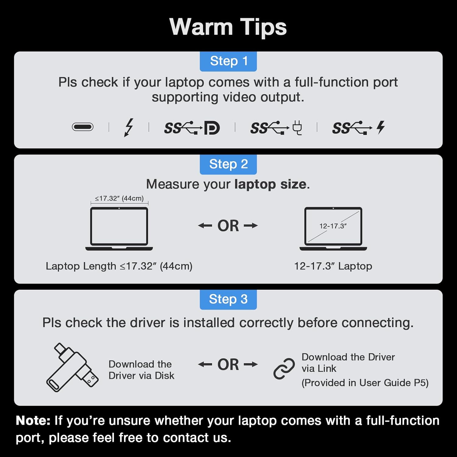 KYY 15.6 Laptop Screen Extender, 1080P FHD IPS Portable Monitor, One Cable USB-C Triple Monitor, Dual Travel Screen for 12-17 Laptops, 360° Rotation  Kickstand，X90D (Driver Need)