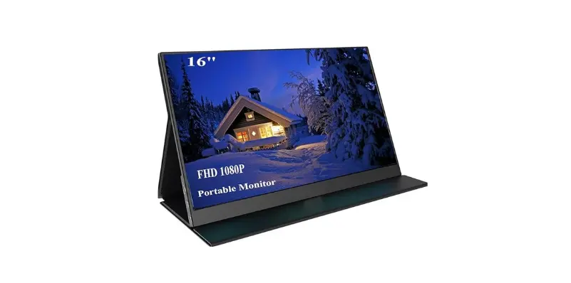 14 Inch Laptop Screen Extender - Ultra Light 1.31lbs Portable Monitor for Laptop FHD 1080P Plug & Play Travel Dual Monitor for Windows-Mac Laptops