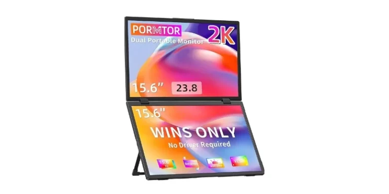 2K Laptop Screen Extender, 15.6 inch Triple Laptop Screen Extender