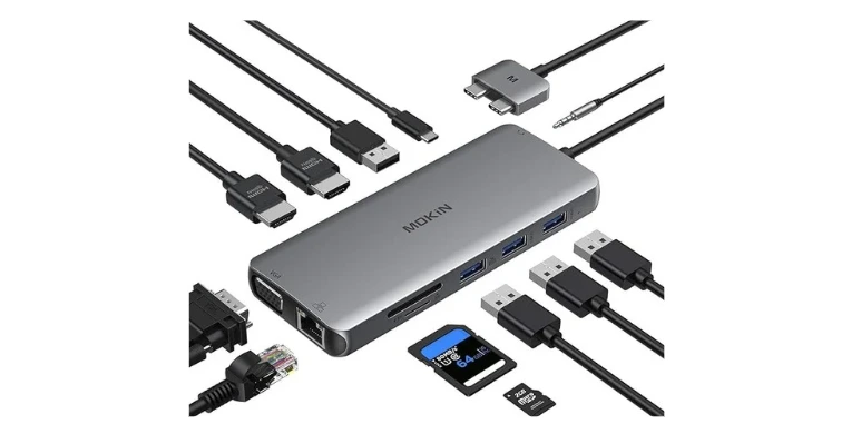 MacBook Pro Docking Station Dual Monitor HDMI Adapter