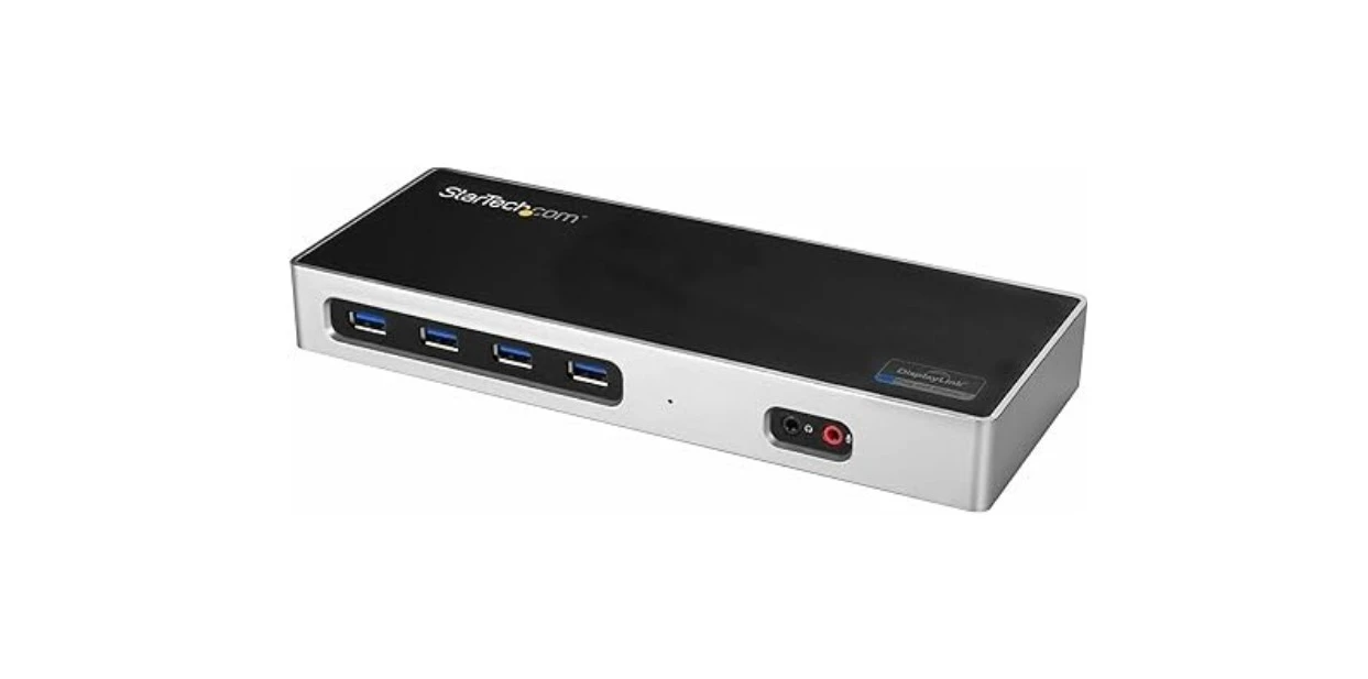 StarTech.com USB-C & USB-A Dock - Dual Monitor 4K 60Hz Dock DisplayPort + HDMI - Hybrid USB 3.0 Docking Station
