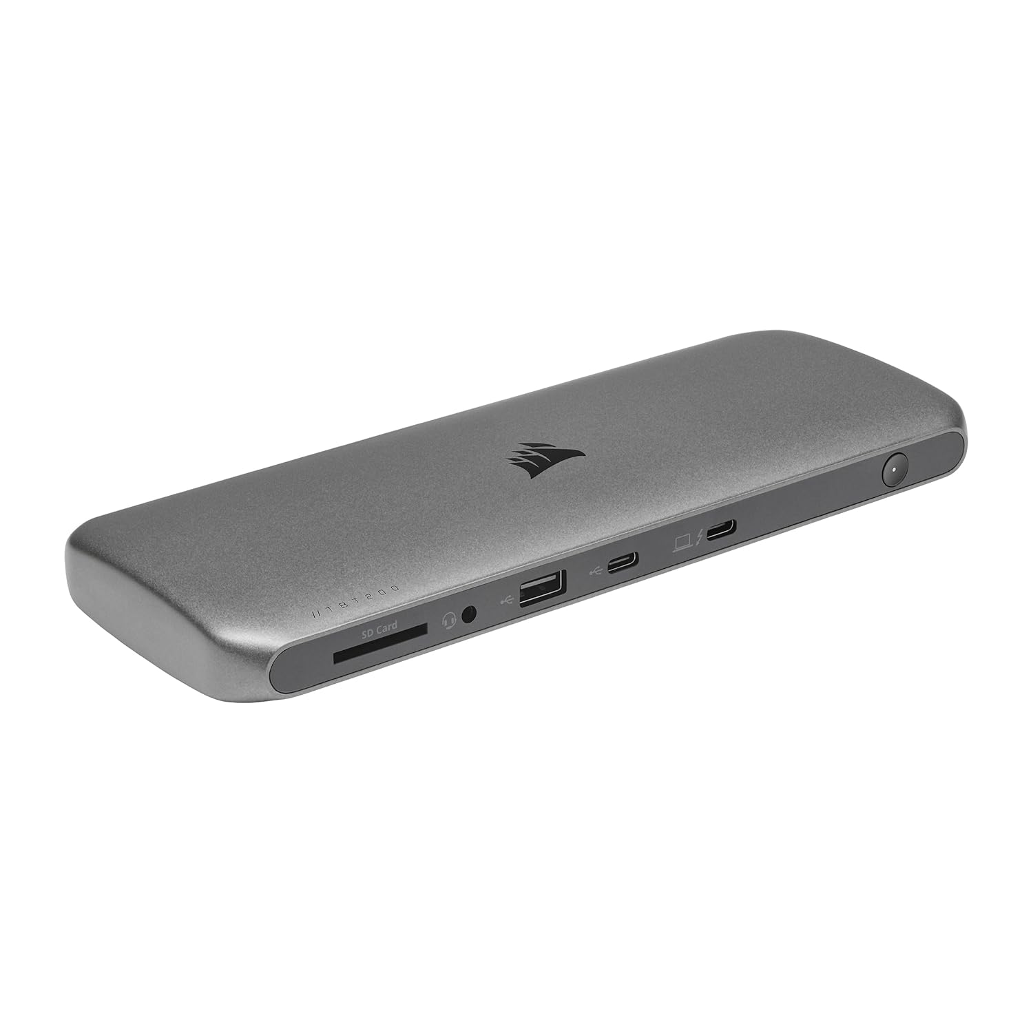 Corsair TBT200 Thunderbolt™ 4 Dock - Up to 96W Power Delivery - 4X Thunderbolt 4 Ports - Thunderbolt Dock Utility - 4X USB Type-A Ports - USB Type-C Port - SD 4.0 Card Reader - 2.5Gb Ethernet Port