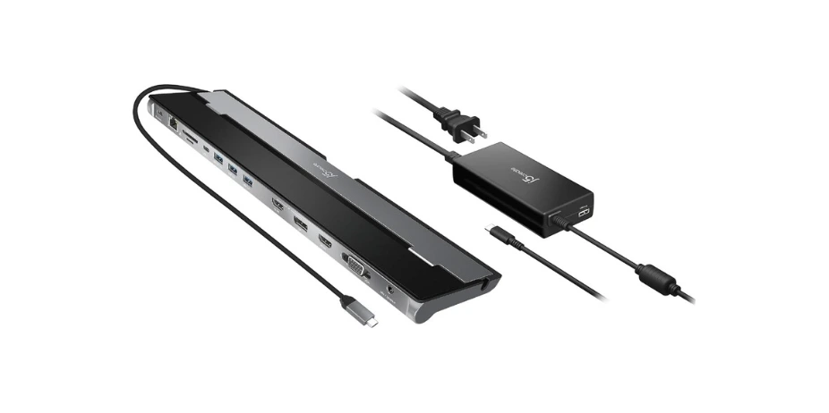 j5create USB Type C Docking Station with 100W PD Charger