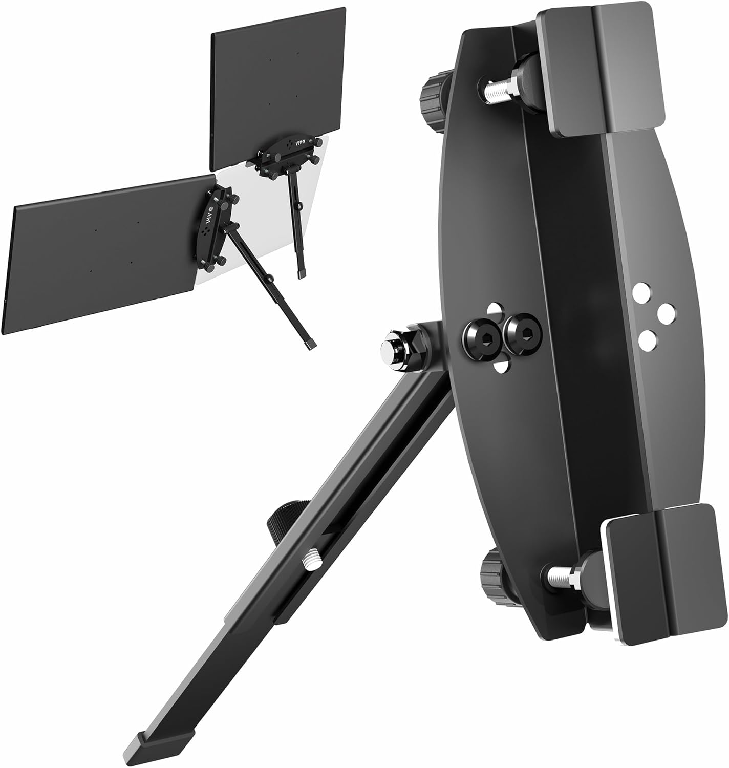 VIVO Portable Monitor Holder for Laptop Screen Extender, Fits Laptops up to 18.5 inches, Black, STAND-PM01A