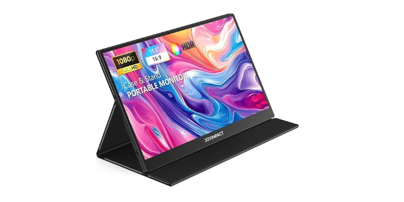 Laptop Screen Extender, 15.6 inch IPS FHD 1080P Laptop Monitor Extender USBC HDMI Dual Speakers Portable Monitor