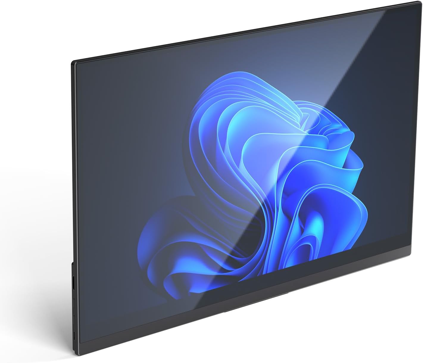 MINISFORUM MSS-A156 15.6 IPS Portable Monitor, 2560x1440 Resolution, 144Hz Refresh Rate, Full Touch Screen Design, 400 nits Brightness, Support HDR and DCI-P3 Color gamut