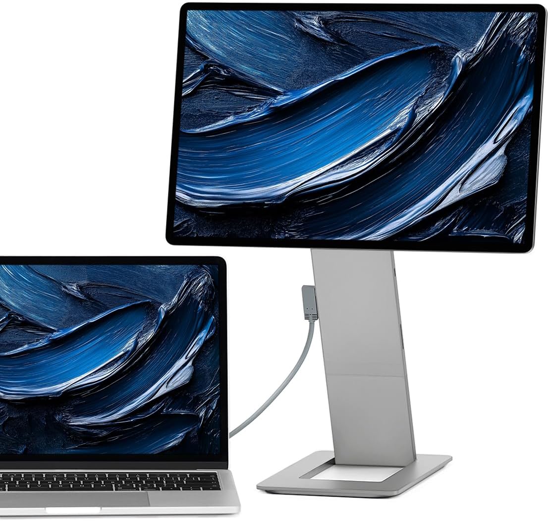 SOTSU FlipAction Pro 16 Gen2 Premium Portable Monitor | Super Compact | Pivot Rotate | 2560x1600 DCI P3 | 120Hz | 400 Nits | Full Metal CNC | Perfect Match for Mac and Windows (Metallic Gray)