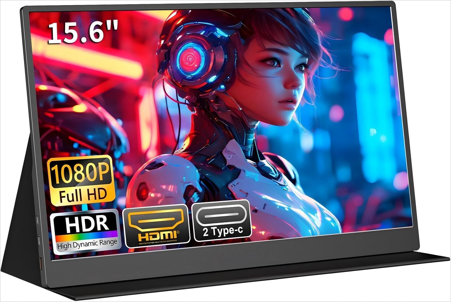 16 Inch Portable Metal Monitor: 1200P IPS/HDR Laptop Screen Extender for Gaming and Computer Display,Compatible with with Laptop PC Phone PS4/PS5 Switch 16 Inch Portable Metal Monitor: 1200P IPS/HDR Laptop Screen Extender for Gaming and Computer Display,Compatible with with Laptop PC Phone PS4/PS5 Switch
