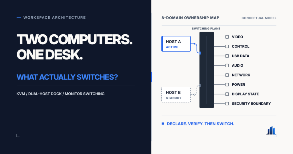 Two Computers, One Desk: KVM & Dock Blueprint