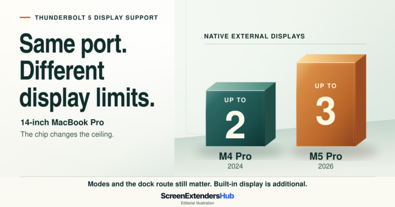 Thunderbolt 5 Display Support: What 80Gbps, Bandwidth Boost, and Certification Actually Guarantee